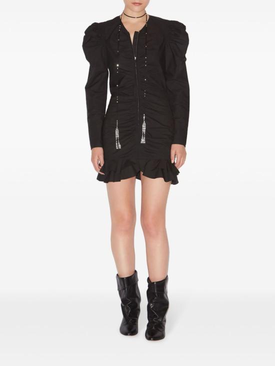 25SS 이자벨마랑에뚜왈 미디 원피스 RO0685FA C1J06E01BK Black - ISABEL MARANT ETOILE