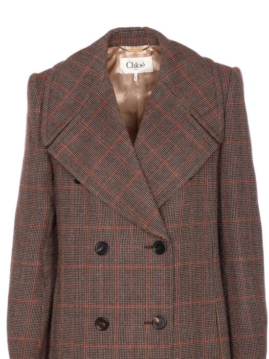 25FW 끌로에 코트 CH25AMA51097 93C Brown - CHLOE