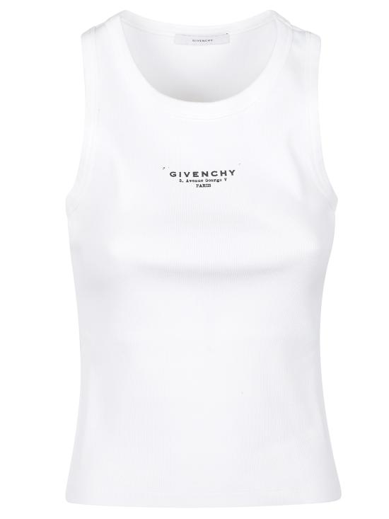 25FW 지방시 민소매 티셔츠 BW70FPP75N 100 White