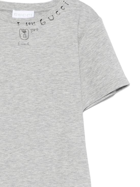 25FW [키즈] 구찌 티셔츠 547559 XJHFC1183 Grey - GUCCI