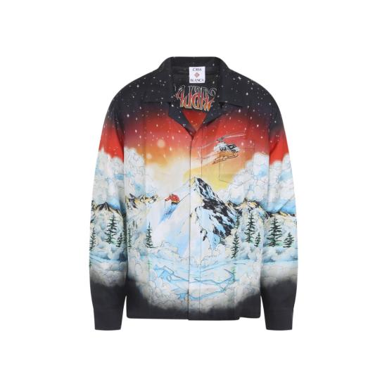 25FW 카사블랑카 긴팔 셔츠 MAW25SH00606 Multicolor