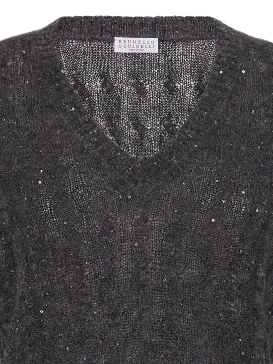 25FW 브루넬로 쿠치넬리 대즐링 케이블 스웨터 MPG731302 C3595 Grey - BRUNELLO CUCINELLI