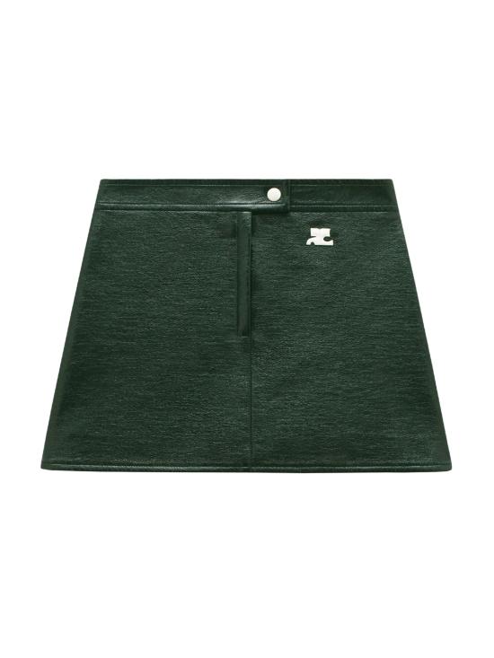 25FW 쿠레쥬 미디 스커트 PERCJU001 VY00148081 Green