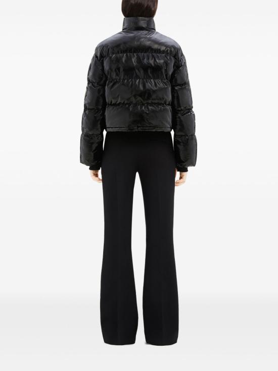 25FW 쿠레쥬 바이닐 숏 푸퍼 숏패딩 323CMA106 VY00169999 Black - COURREGES