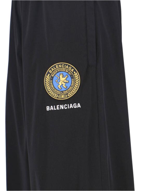 25FW 발렌시아가 트레이닝/조거 팬츠 838819 TRO311000 Black - BALENCIAGA