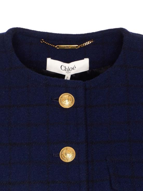 25FW 끌로에 가디건 CH25AVE12096 48G Blue - CHLOE