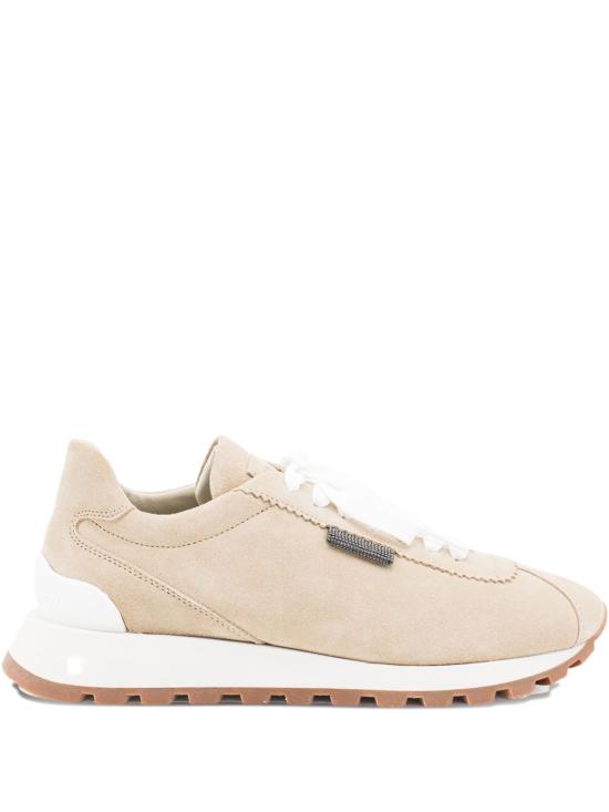 25FW 브루넬로 쿠치넬리 스니커즈 MZSFG2110 C4180 Beige - BRUNELLO CUCINELLI