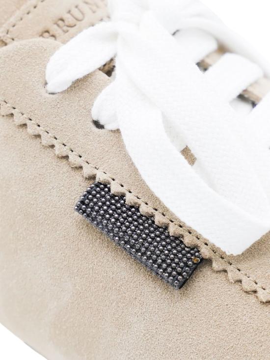 25FW 브루넬로 쿠치넬리 스니커즈 MZSFG2110 C4180 Beige - BRUNELLO CUCINELLI