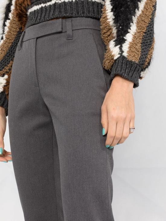 25FW 브루넬로 쿠치넬리 스트레이트 팬츠 MA126P7258 C004 Grey - BRUNELLO CUCINELLI