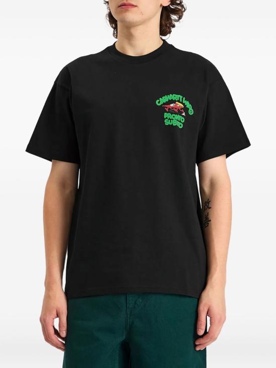 25FW 칼하트 WIP 반팔 티셔츠 I035195 89XX Black - CARHARTT WIP