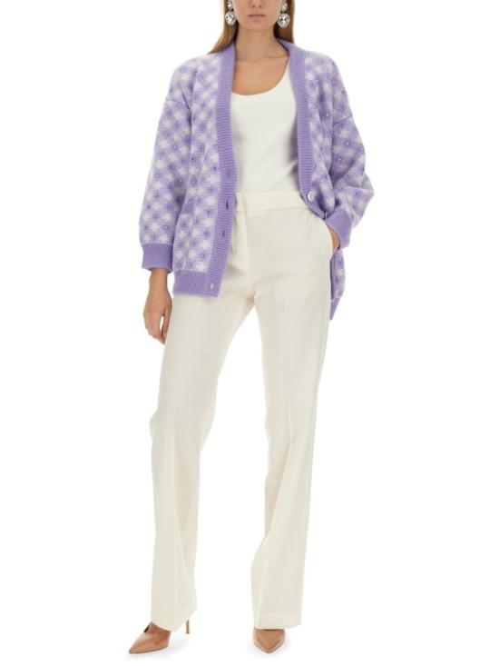  알레산드라리치 가디건 FAB3235 K38371630 Purple - ALESSANDRA RICH