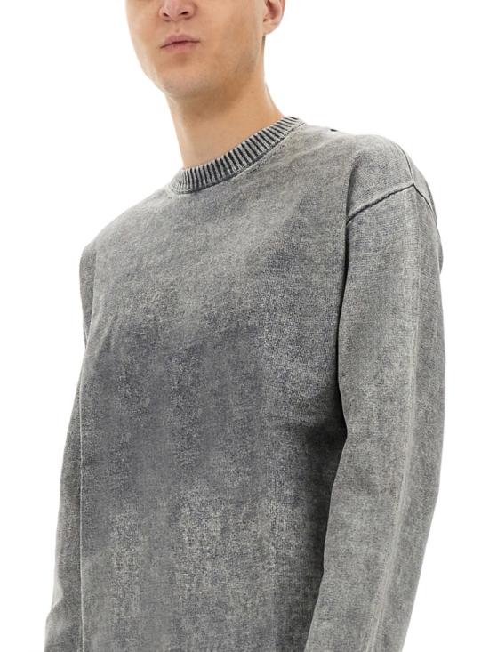 25SS 디젤 긴팔 티셔츠 A19226 0AFBU9DW Grey - DIESEL
