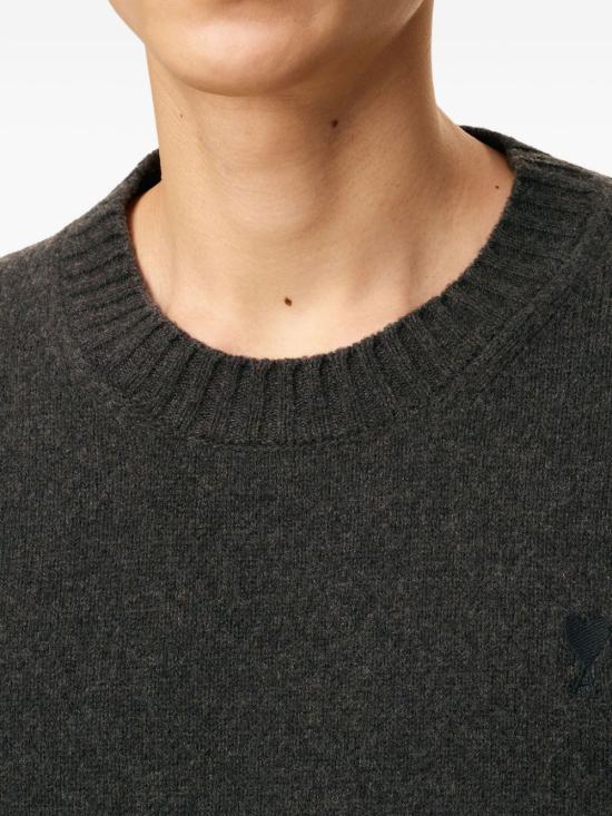 25FW 아미 스웨터 HKS830005 020 Grey - AMI