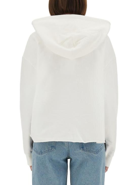  MM6 메종마르지엘라 코튼 후드 스웨트셔츠 S52GU0234 M25025101 White - MM6 MAISON MARGIELA