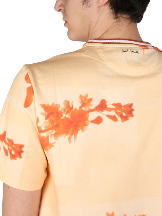  폴 스미스 반팔 티셔츠 M1R 919T HP3256 16 ORANGE - PAUL SMITH