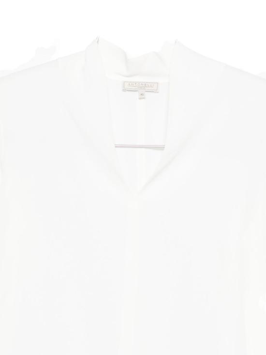 25FW 안토넬리 피렌체 반팔 티셔츠 D1602P779 001 White - ANTONELLI FIRENZE