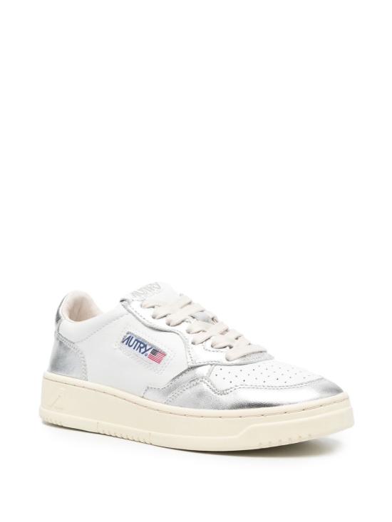 25SS 오트리 메달리스트 로우 스니커즈 AULWWB18 White - AUTRY