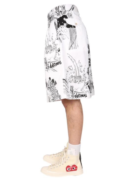  꼼데가르송 숏팬츠 FI P119 1 WHITE - COMME DES GARCONS