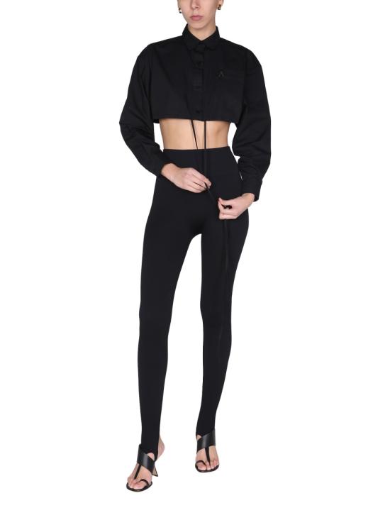  안드레아 아다모 블라우스/셔츠 ADSS22SR01012473 0473 BLACK - ANDREA ADAMO