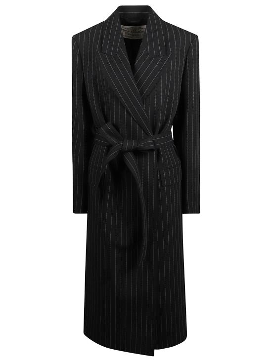 25FW 아크네 스튜디오 코트 A90656 OUTW001074900 Black