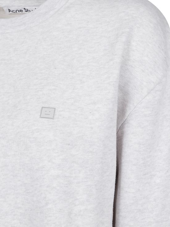 25FW 아크네 스튜디오 크루넥 플리스 스웨터 CI0186 SWEA00019692H Grey - ACNE STUDIOS