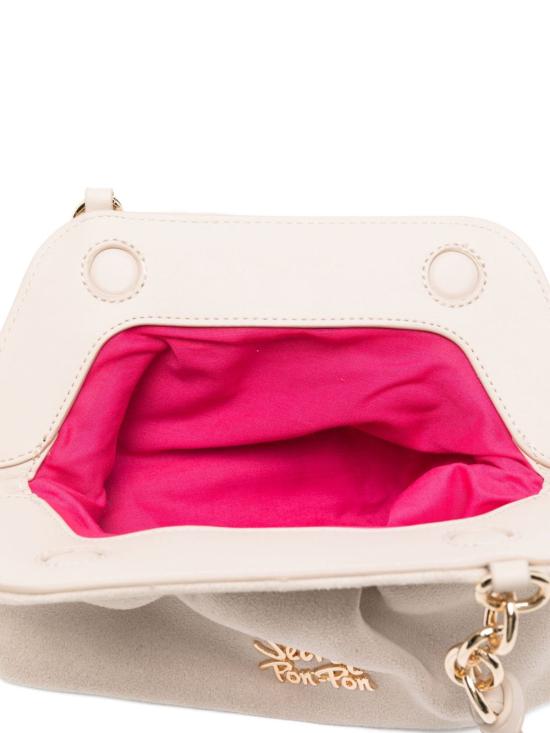 25FW 시크릿 폰 폰 숄더백 MARGARETSUEDECLUTCHS CREAM White - SECRET PON PON