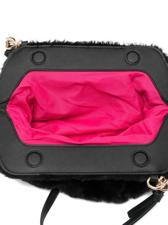 25FW 시크릿 폰 폰 숄더백 MARGARETFURCLUTCHM BLACK Black - SECRET PON PON