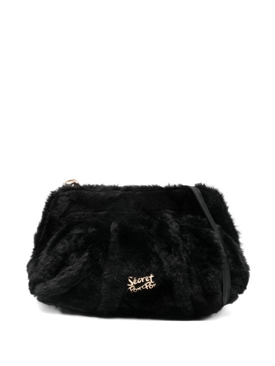 25FW 시크릿 폰 폰 숄더백 MARGARETFURCLUTCHM BLACK Black