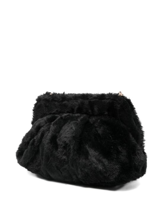 25FW 시크릿 폰 폰 숄더백 MARGARETFURCLUTCHM BLACK Black - SECRET PON PON