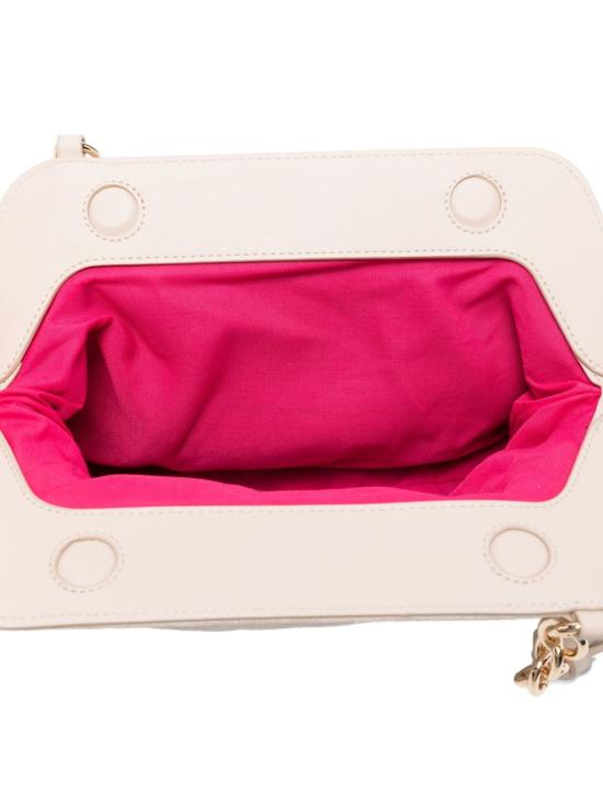 25FW 시크릿 폰 폰 숄더백 MARGARETSUEDECLUTCHM CREAM White - SECRET PON PON