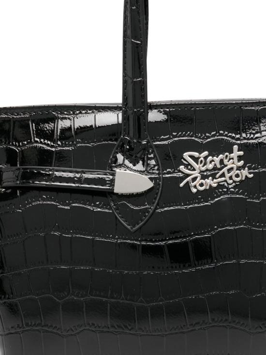 25FW 시크릿 폰 폰 토트백 MARLENETOTEMEDIUM BLACK Black - SECRET PON PON