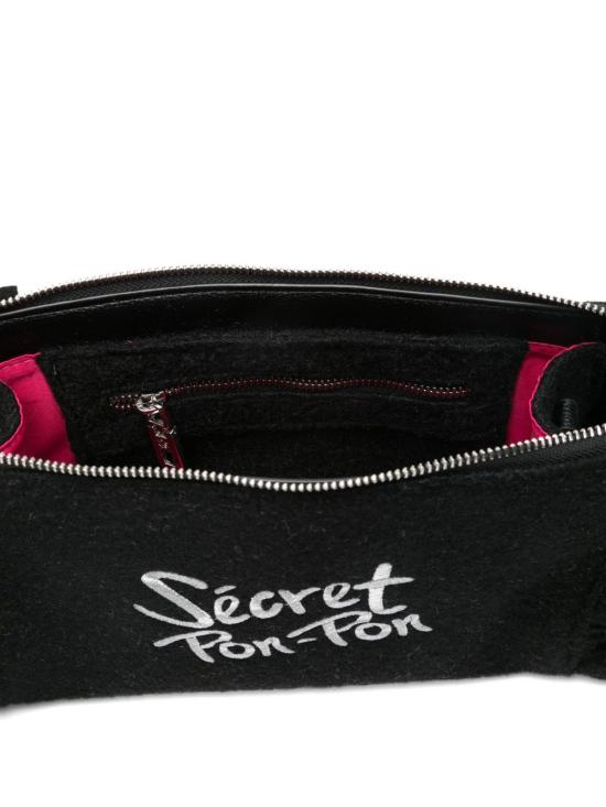 25FW 시크릿 폰 폰 클러치/파우치 JACQUELINECLUTCH BLACK Black - SECRET PON PON