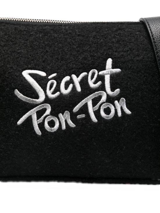 25FW 시크릿 폰 폰 클러치/파우치 JACQUELINECLUTCH BLACK Black - SECRET PON PON