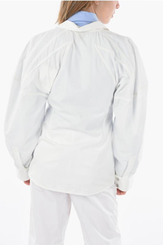 26SS 보테가베네타 셔츠 683015 VA5Y09068 WHITE - BOTTEGA VENETA