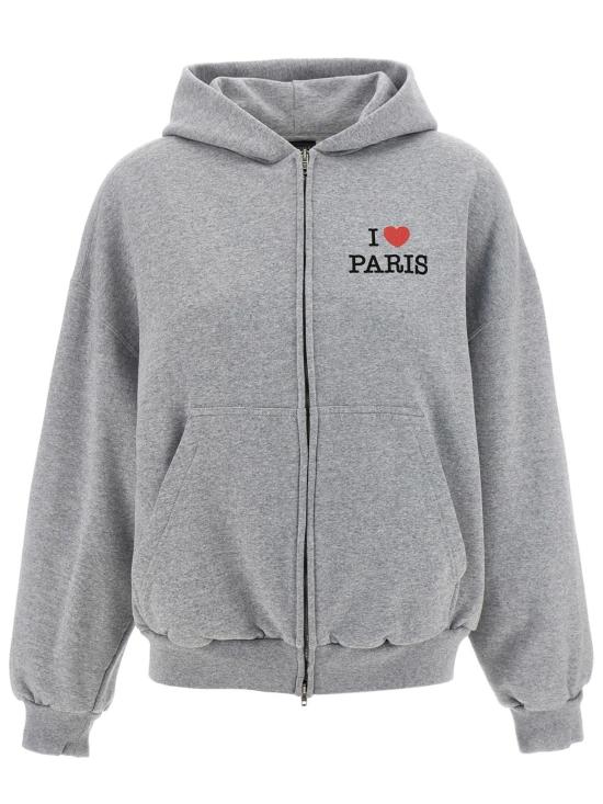 25SS 발렌시아가 트레이닝 상의 803264 TSVI51300 Grey