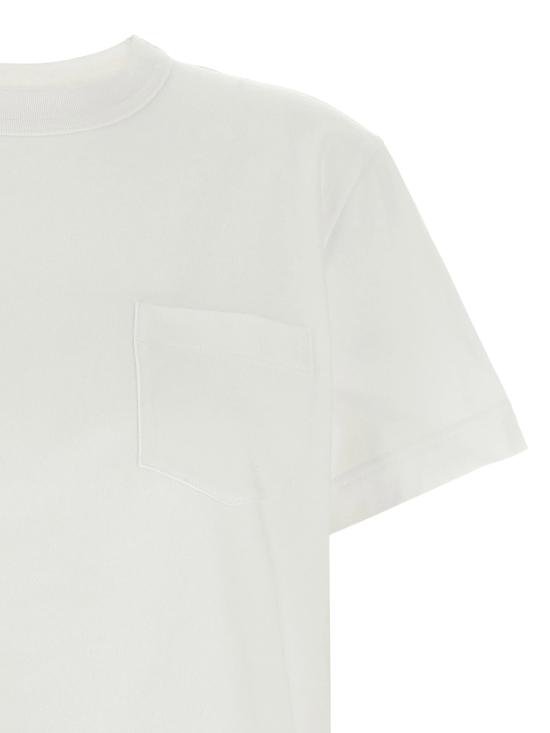 25SS 사카이 반팔 티셔츠 2507915 101 White - SACAI