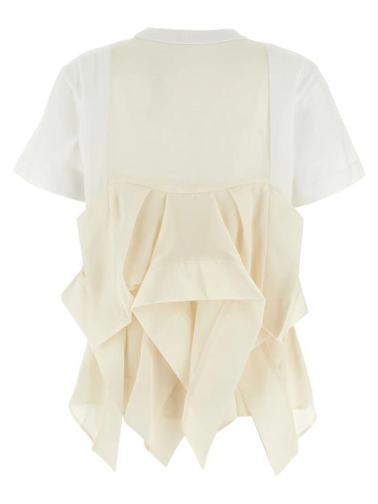 25SS 사카이 반팔 티셔츠 2507915 101 White - SACAI