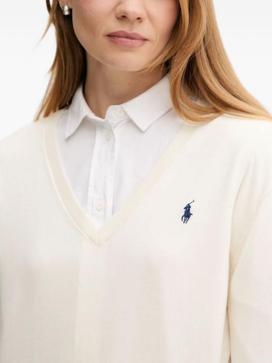 25SS 폴로 랄프로렌 스웨터 211972105 002 White - POLO RALPH LAUREN