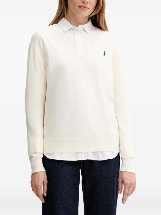 25SS 폴로 랄프로렌 스웨터 211972105 002 White