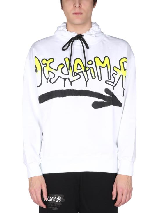  디스클레이머 긴팔 티셔츠 22EDS51591 BIANCO WHITE