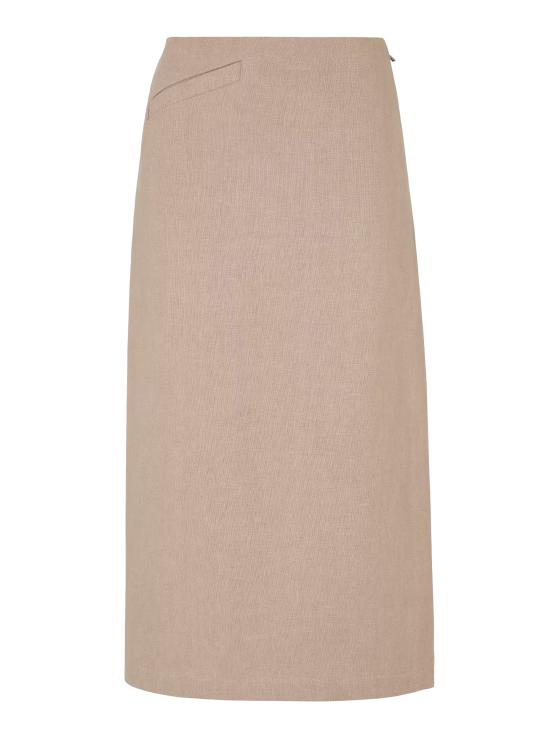 25SS 펜디 미디 스커트 FQ7634 AUOKF1RX1 Beige