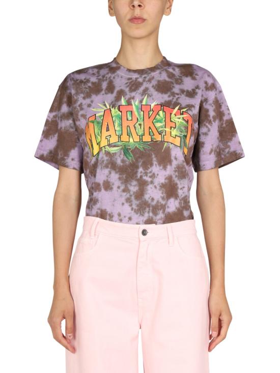  마켓 반팔 티셔츠 399000996 PURPLEGREY MULTICOLOUR