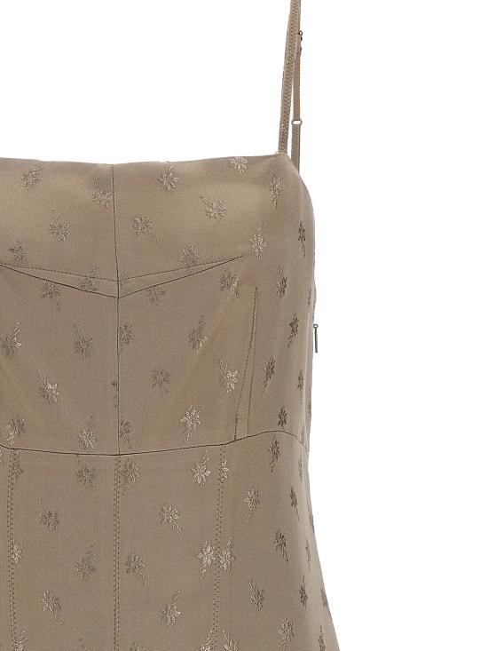 25SS 펜디 미디 원피스 FDD293 AQ3OF1SA0 Grey - FENDI