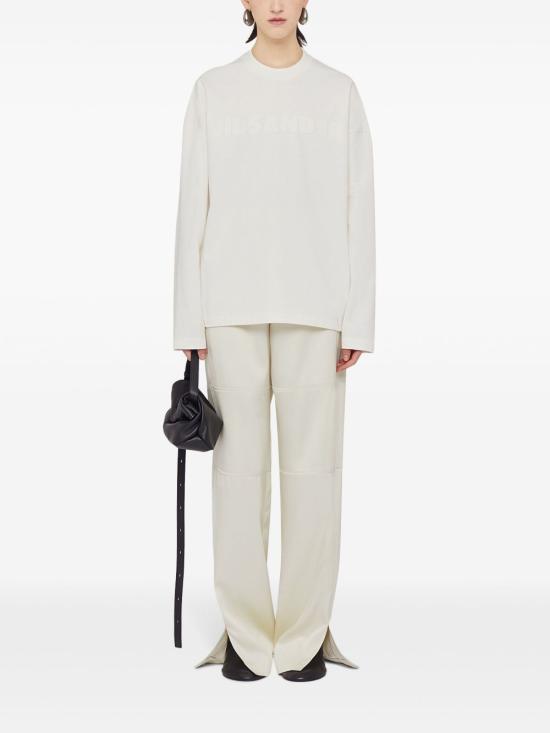 25FW 질샌더 반팔 티셔츠 J03GC0136 J20243102 White - JIL SANDER