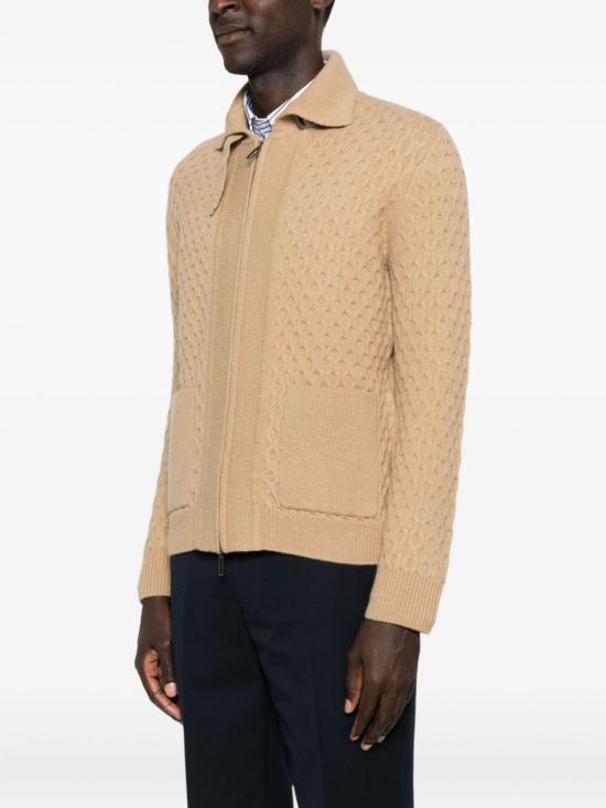 25FW 파올로페코라 가디건 AO01F004 1178 Beige - PAOLO PECORA