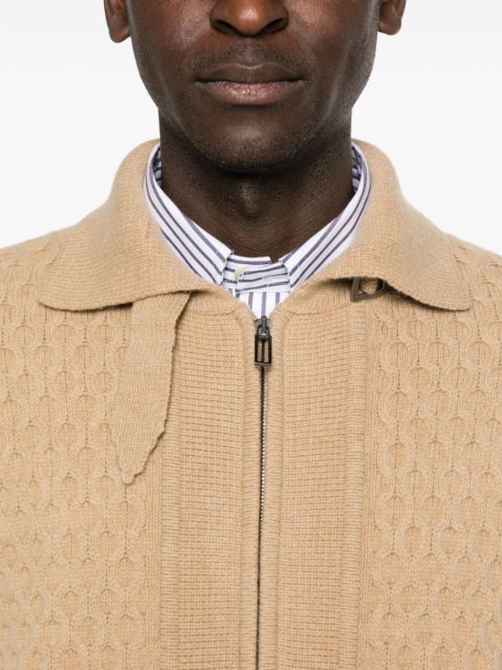 25FW 파올로페코라 가디건 AO01F004 1178 Beige - PAOLO PECORA