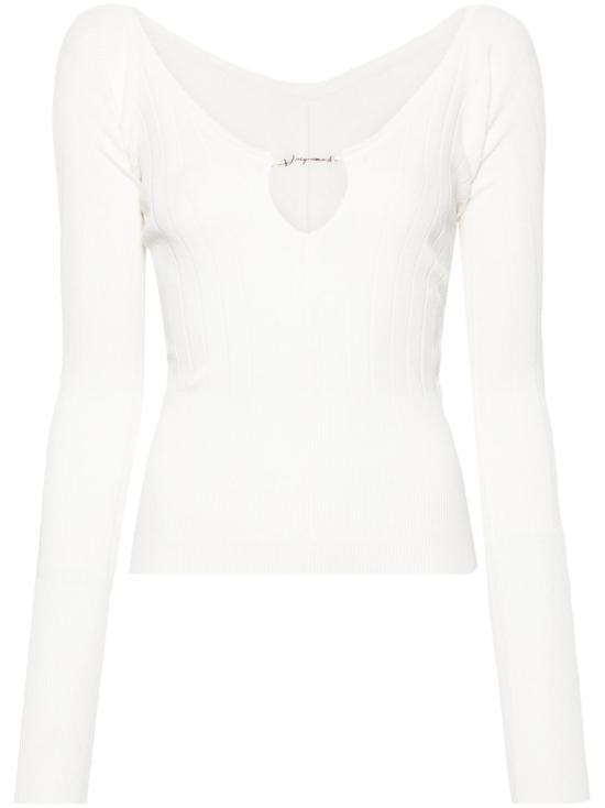 25SS 자크뮈스 긴팔 티셔츠 24E241KN357 2358110 White