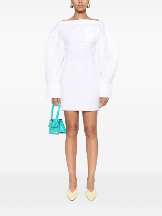 25SS 자크뮈스 미디 원피스 24H243DR199 1520100 White - JACQUEMUS