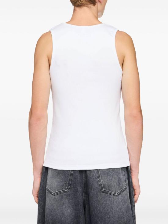 25FW JW앤더슨 민소매 티셔츠 JO0246 PG1512001 White - JW ANDERSON