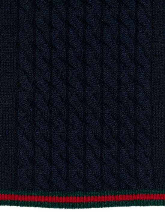 25FW [키즈] 구찌 넥워머/머플러/스카프 828913 4K2064166 Blue - GUCCI